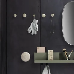 Patère ronde en laiton doré 2,7 cm The Dots - Muuto