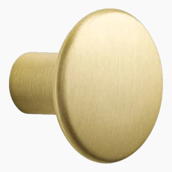 Patère ronde en laiton doré 2,7 cm The Dots - Muuto