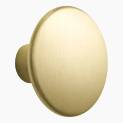 Patère ronde en métal doré 5 cm The Dots - Muuto