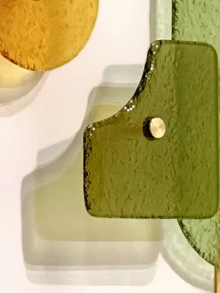 4 Patères murales en verre GLOWY - Mlle Jo