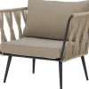 Pavone Chaise De Salon Marron Métal - Bloomingville
