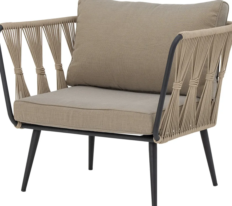 Pavone Chaise De Salon Marron Métal - Bloomingville