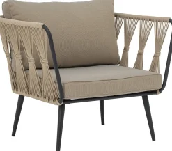 Pavone Chaise De Salon Marron Métal - Bloomingville