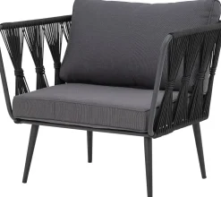 Pavone Chaise De Salon Noir Métal - Bloomingville