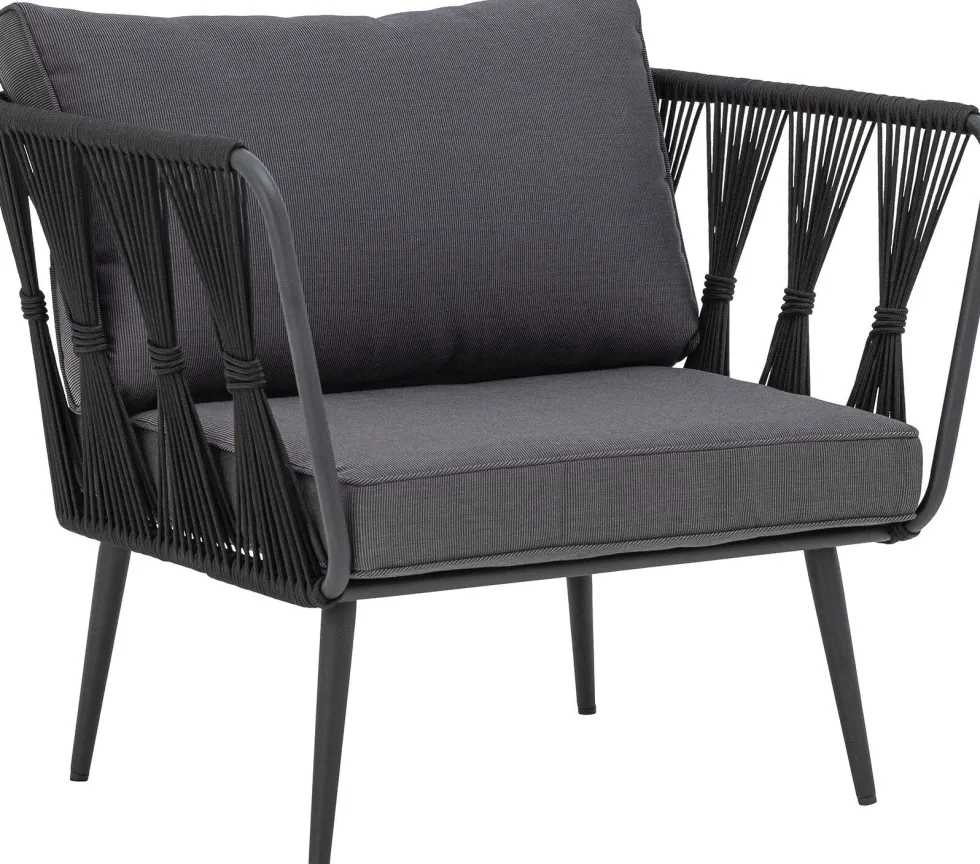 Pavone Chaise De Salon Noir Métal - Bloomingville