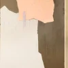 Peinture abstraite moutarde 100 x 120 cm - HKliving
