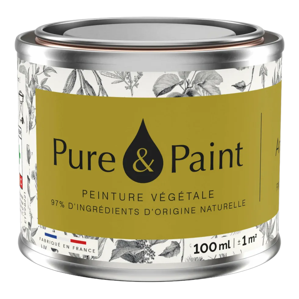 Peinture végétale velouté Amazonie 100ML - Pure & Paint