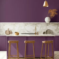 Peinture végétale velouté Aubergine 0,5L - Pure & Paint