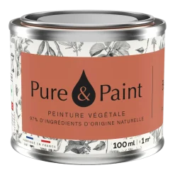 Peinture végétale velouté Bellecour 100ML - Pure & Paint