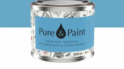 Peinture végétale velouté Belle île 100ML - Pure & Paint