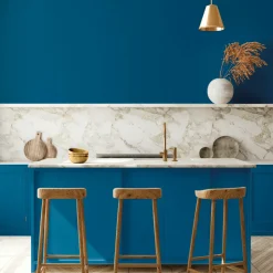Peinture végétale velouté Bleu de Suède 0,5L - Pure & Paint
