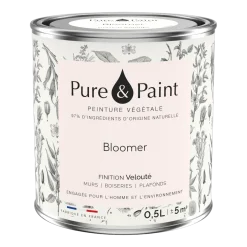 Peinture végétale velouté Bloomer 0,5L - Pure & Paint