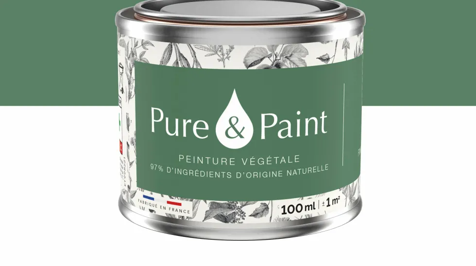 Peinture végétale velouté Forêt 100ML - Pure & Paint