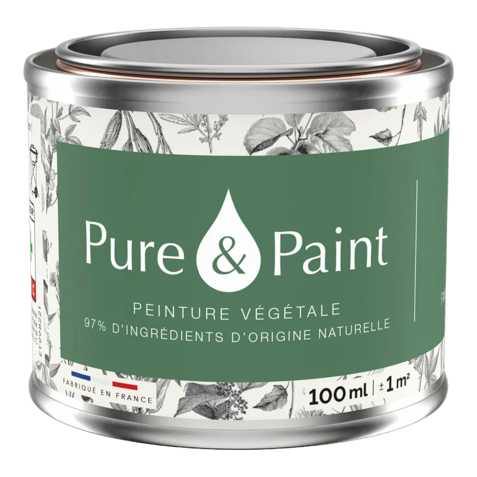 Peinture végétale velouté Forêt 100ML - Pure & Paint