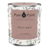 Peinture végétale velouté Marron glacé 2,5L - Pure & Paint