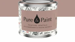 Peinture végétale velouté Marron glacé 100ML - Pure & Paint