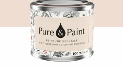 Peinture végétale velouté Plumetis 100ML - Pure & Paint