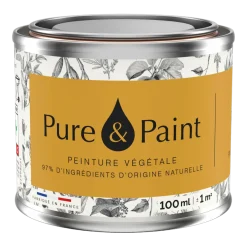 Peinture végétale velouté Pollen 100ML - Pure & Paint