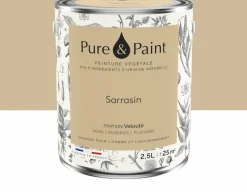 Peinture végétale velouté Sarrasin 2,5L - Pure & Paint