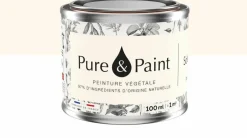 Peinture végétale velouté Soleil d'hiver 100ML - Pure & Paint