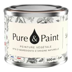 Peinture végétale velouté Soleil d'hiver 100ML - Pure & Paint