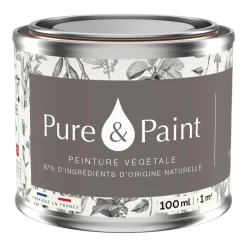 Peinture végétale velouté Vison 100ML - Pure & Paint