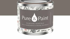 Peinture végétale velouté Vison 100ML - Pure & Paint
