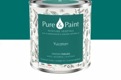 Peinture végétale velouté Yucatan 0,5L - Pure & Paint