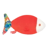Peluche poisson orange et imprimé floral Paul - Adada