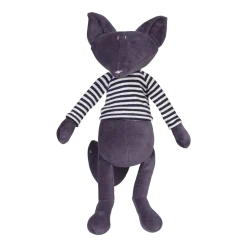 Peluche renard bleu nuit avec sa marinière grand 48cm Arthus - Adada