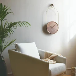 Pendule en noyer et laiton Eslabón G - Nomon