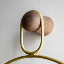 Pendule en noyer et laiton Eslabón G - Nomon