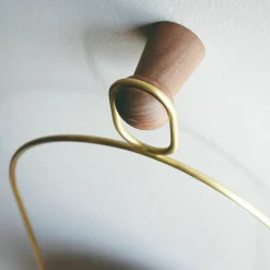 Pendule en noyer et laiton Eslabón G - Nomon