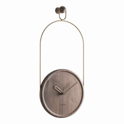 Pendule en noyer et laiton Eslabón G - Nomon