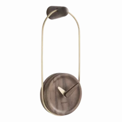 Pendule en noyer et laiton Micro Eslabón - Nomon
