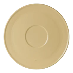 Petite assiette en céramique jaune Unison - Schneid Studio
