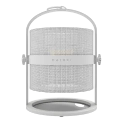 Petite lampe abat-jour blanc et cadre blanc La Lampe Petite - Maiori