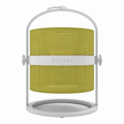 Petite lampe abat-jour citron et cadre blanc La Lampe Petite - Maiori