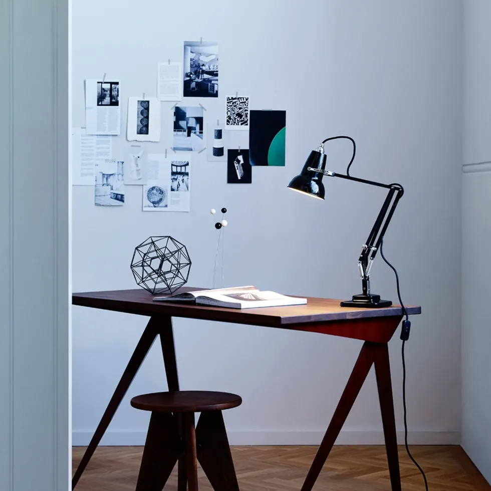 Petite lampe de bureau noire 50 cm Original 1227 Mini - Anglepoise