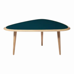 Petite table basse bleu peacock Fifties - RED Edition