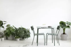 Petite table en aluminium vert August - Serax