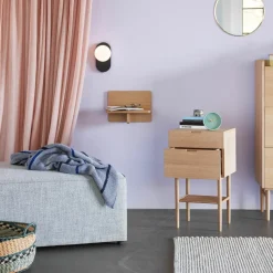 Petite étagère murale en bois de chêne - Hübsch