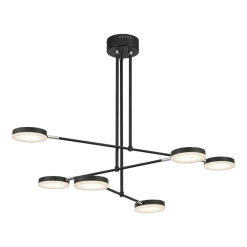 Petit lustre en métal noir Fad - Maytoni