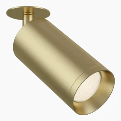 Petit plafonnier en aluminium doré Focus - Maytoni