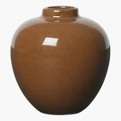 Petit vase en porcelaine terre 6,5 x 7,5 cm Ary - Ferm Living