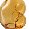 Petit vase en verre Gleam Amber - HKLIVING