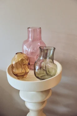 Petit vase en verre Gleam Amber - HKLIVING