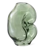 Petit vase en verre Gleam Olive - HKLIVING