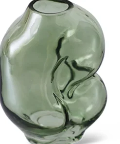 Petit vase en verre Gleam Olive - HKLIVING