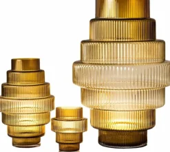 Petit vase en verre orange Steps - Pols Potten